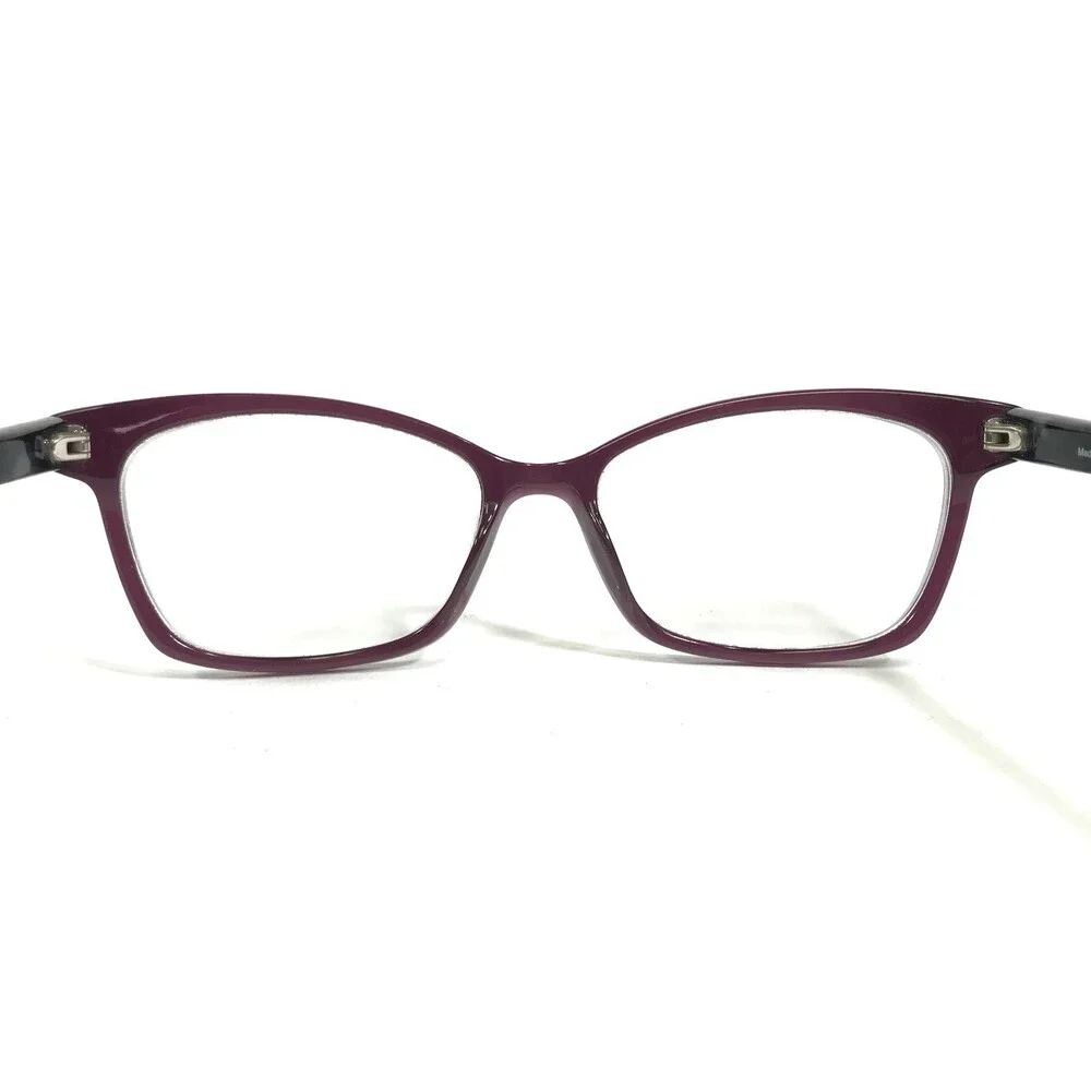Ogi Eyeglasses Frames 129/169 EVOLUTION Clear Blue Purple Cat Eye 54-17-125